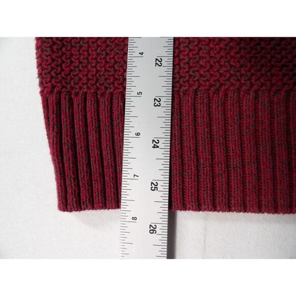Red Head Mens Sweater XL Knit Heavy Red Cable Pullover Fishermen Grandpa - Picture 6 of 8